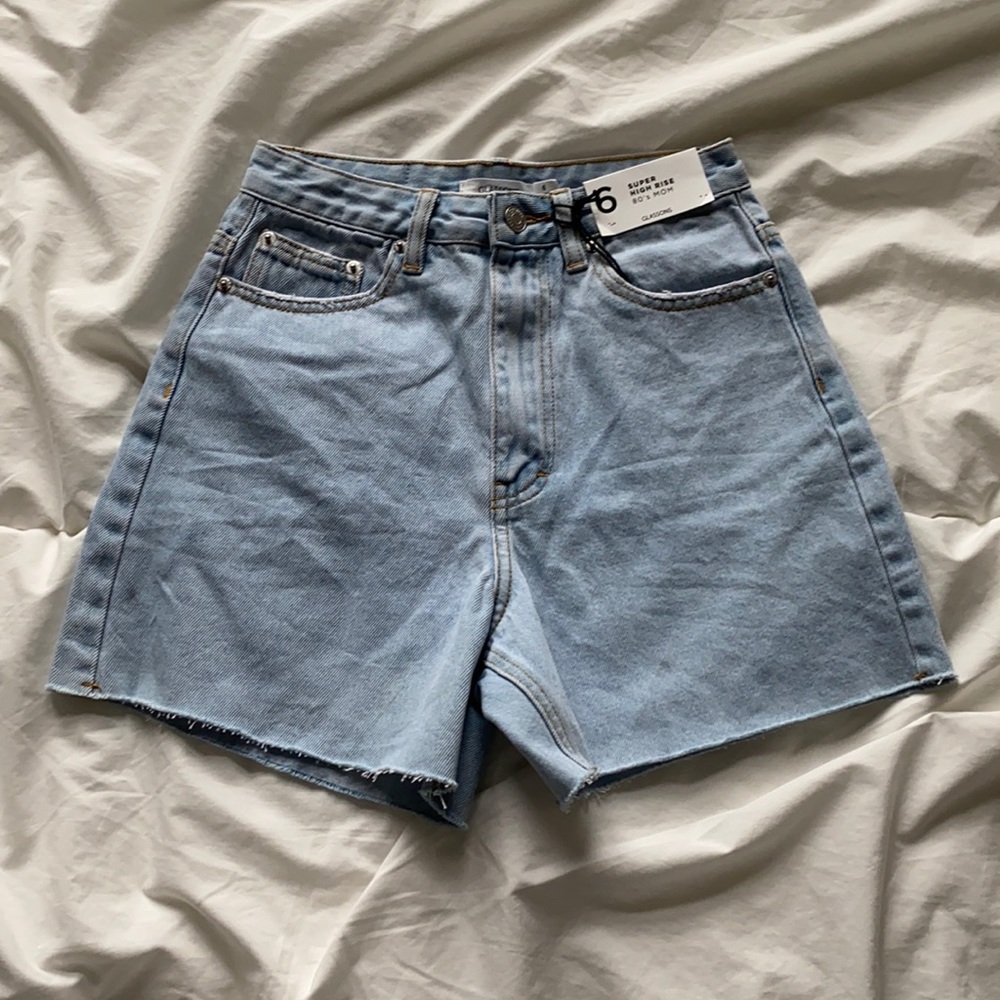Glassons Super High Rise 80’s Mom Jean Shorts